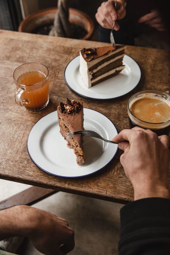 Layer Cake chocolat sarrasin noisette Aujourd'hui Demain