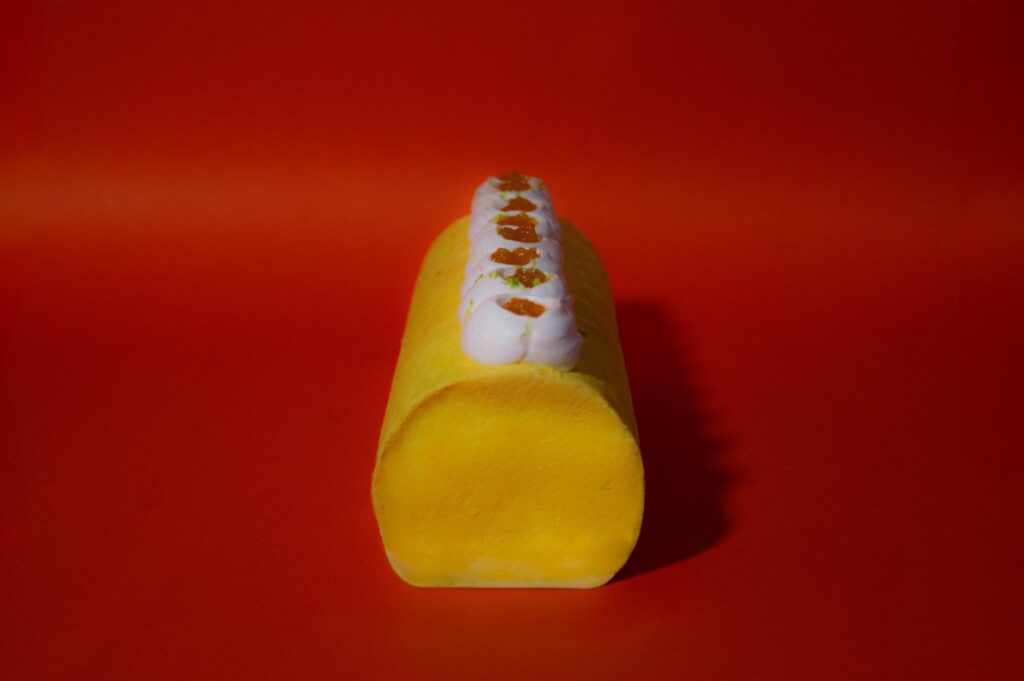 Bûche mangue passion coco