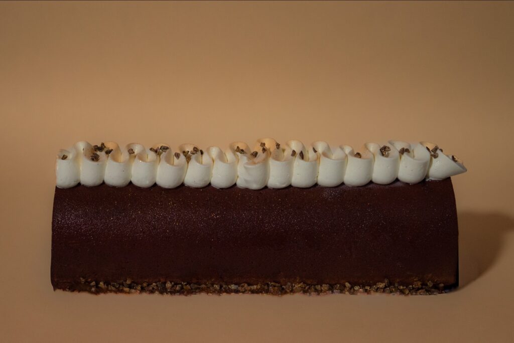 Bûche trois chocolats